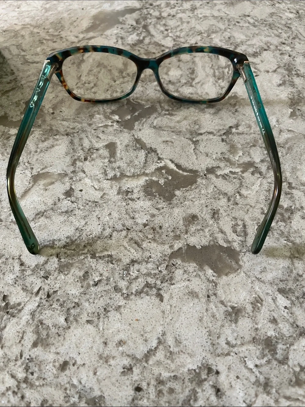 kate spade Teal and Brown Tortoiseshell Women's Glasses